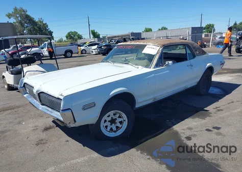 1968 Mercury Cougar из США, поврежденный, VIN 8R93J506347